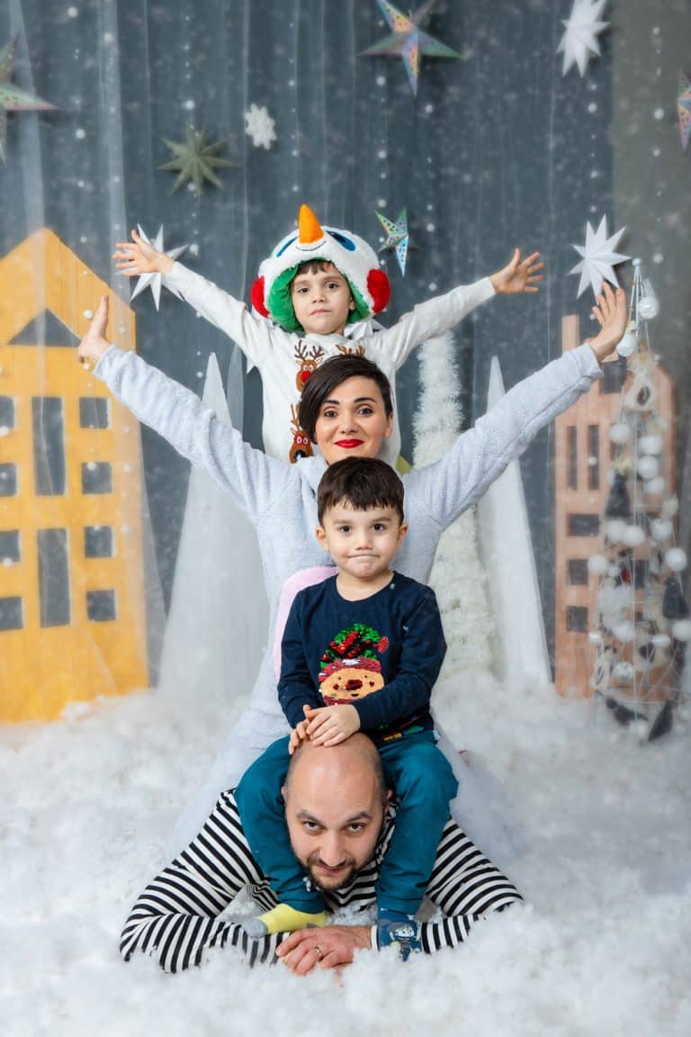 sedinta foto familie craciun