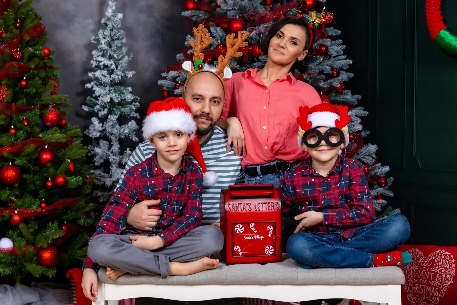 sedinta foto craciun familie