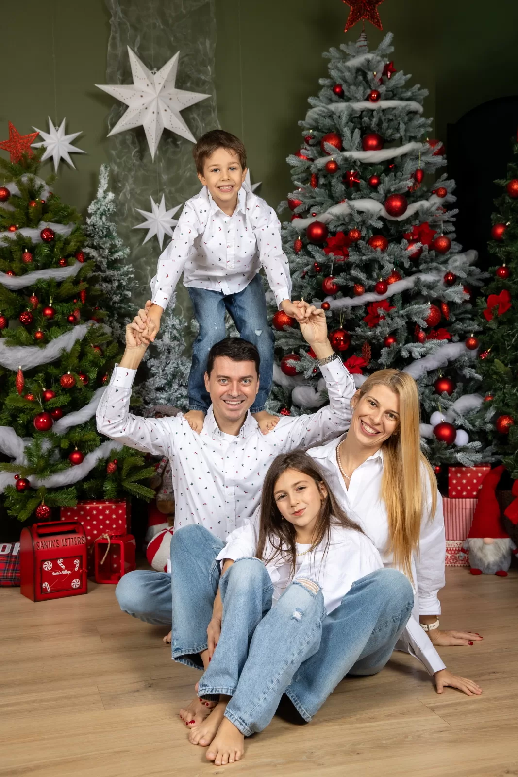 poze familie craciun