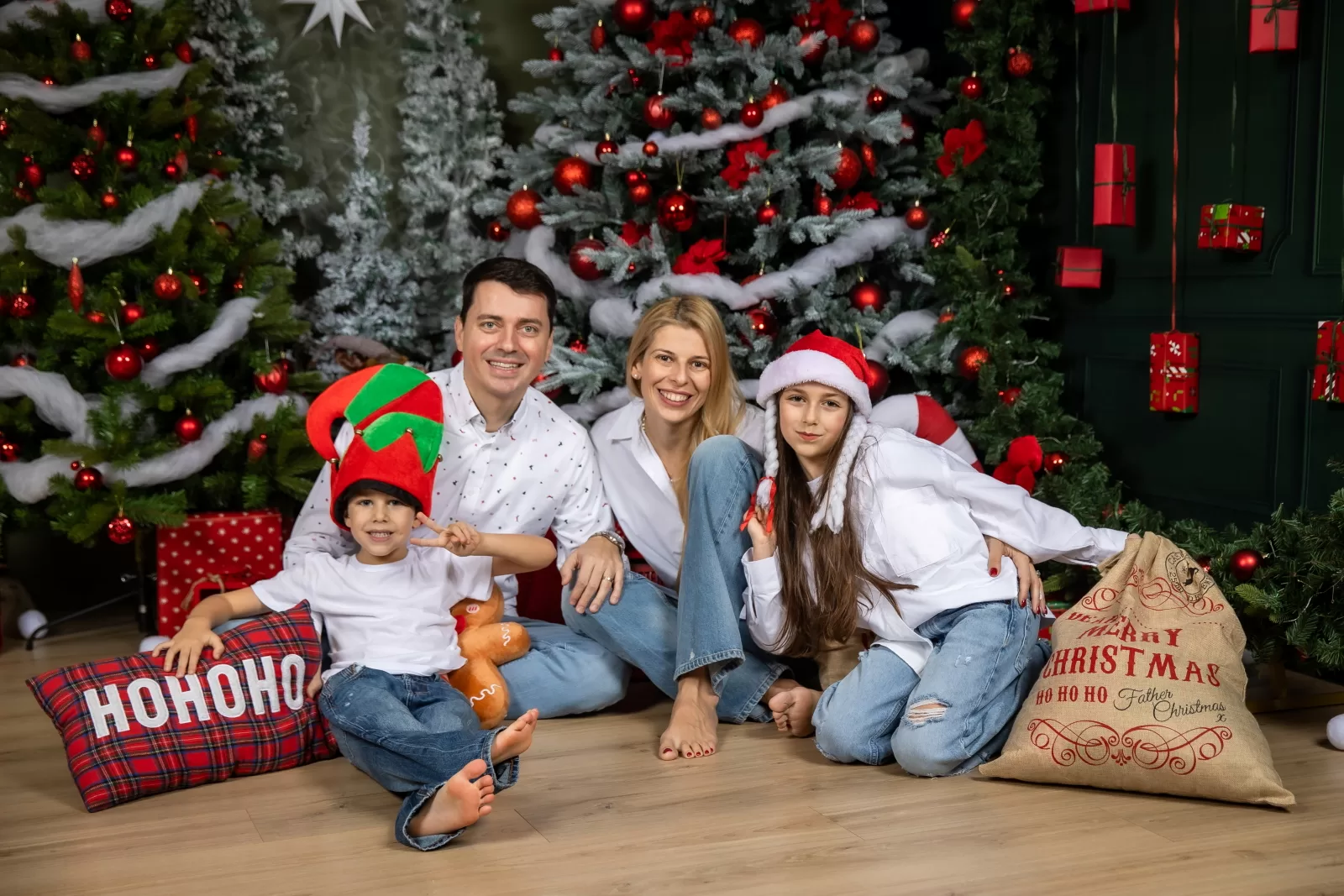 fotografii familie craciun