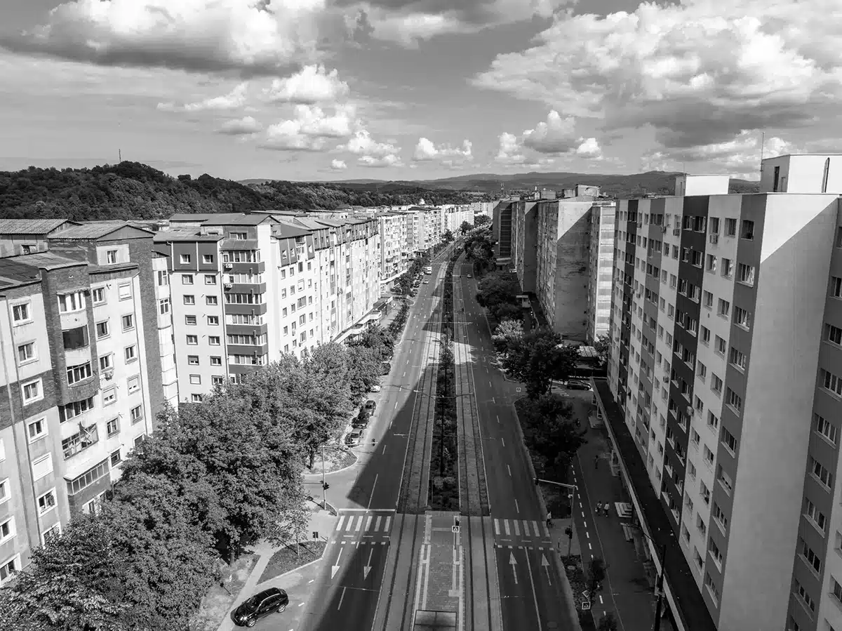 fotografie aeriana infrastructura industriala resita