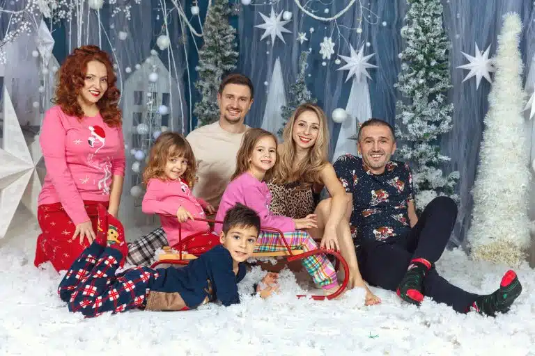 sedinta foto craciun familie