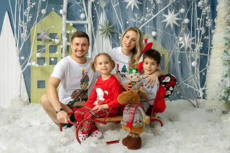 sedinta foto craciun familie