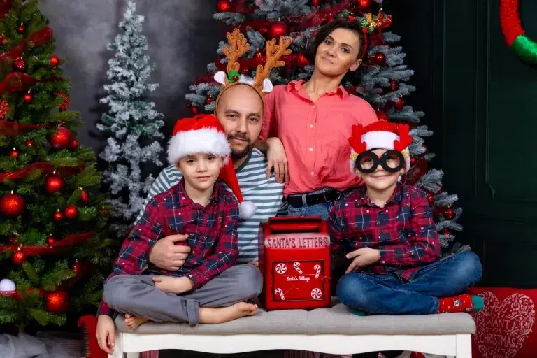 sesiune foto craciun familșie