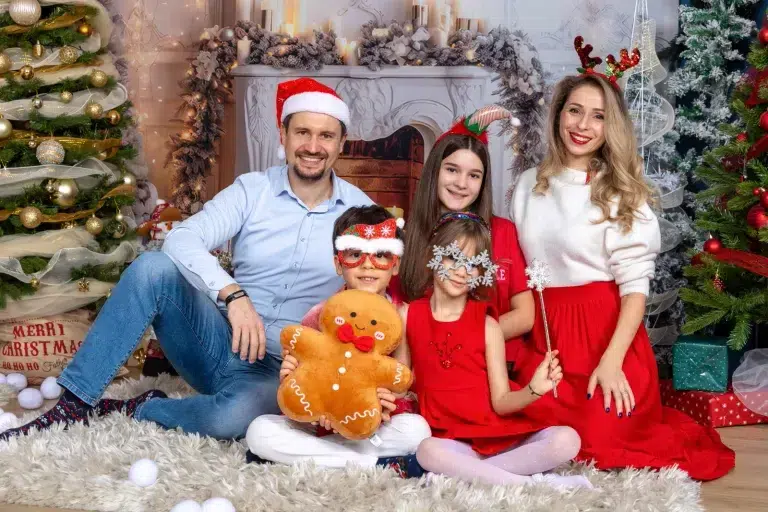 sedinta foto craciun familie
