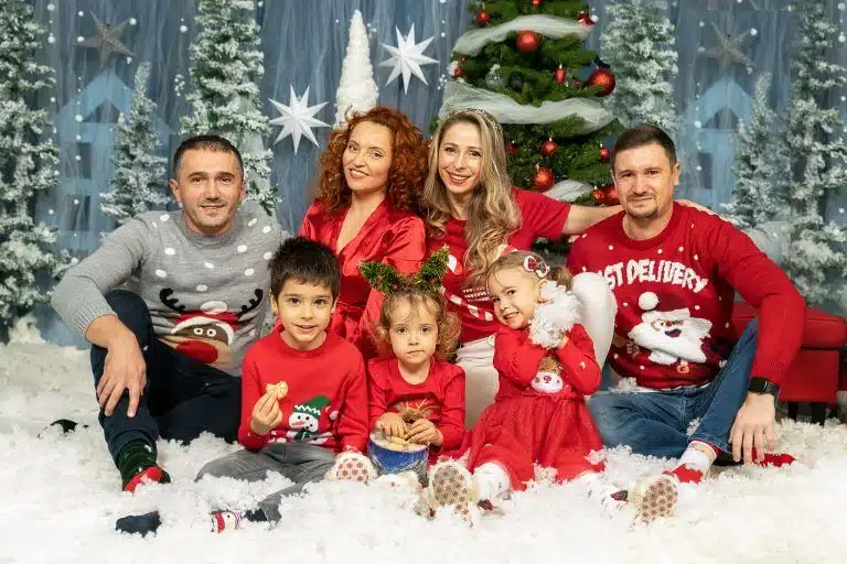 sedinta foto craciun familie